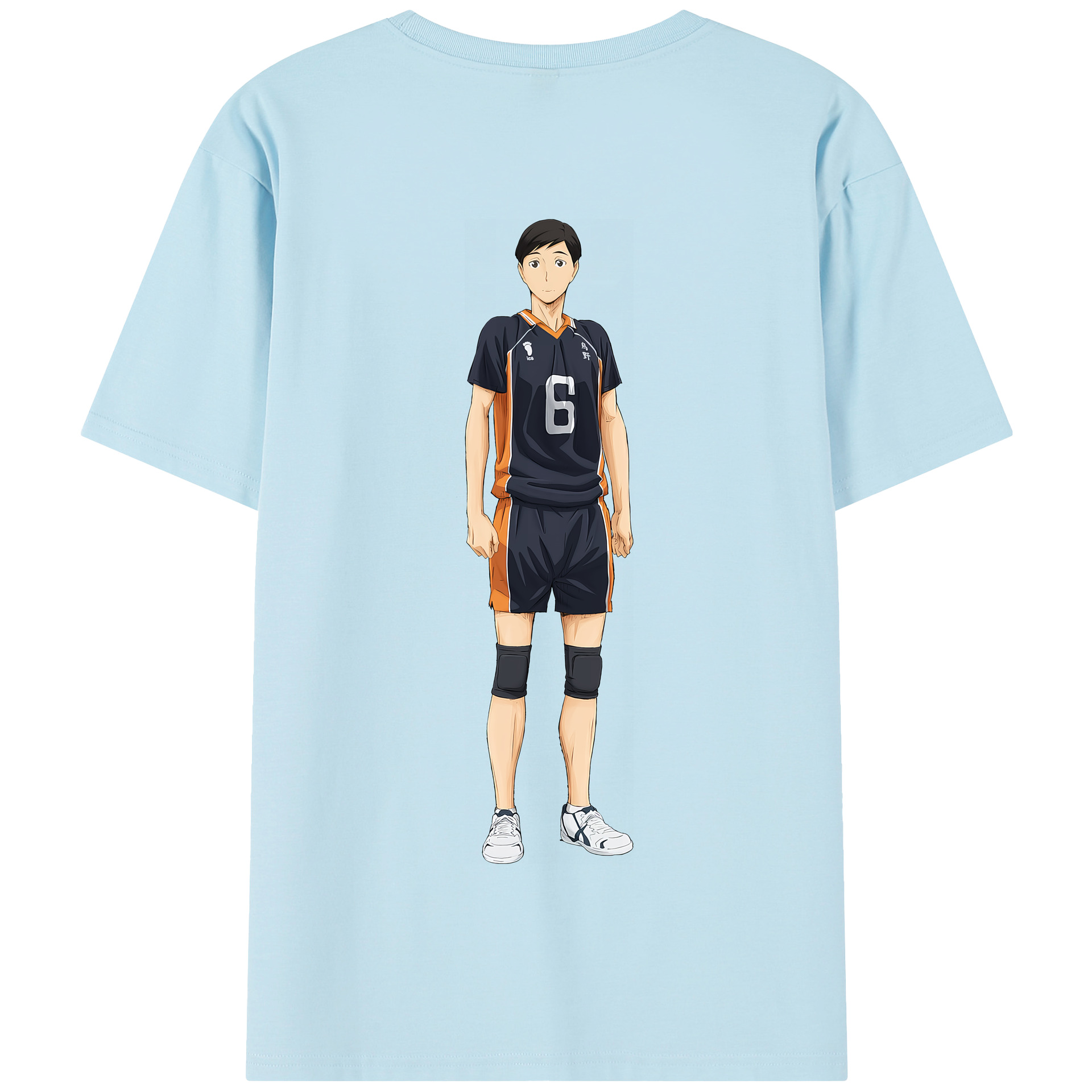 （画像用） ハイキュー!! Haikyu!! 綿100％半袖Tシャツ（背面プリント）